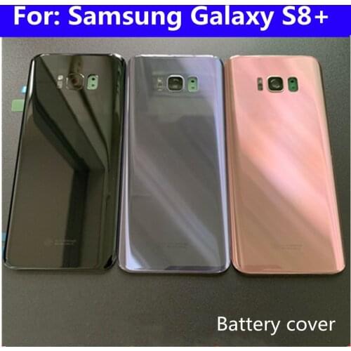 For Samsung Galaxy S8 + Back glass Rear Cover Housing Battery Door Replacement SM-G9550 Back Glass Battery Cover