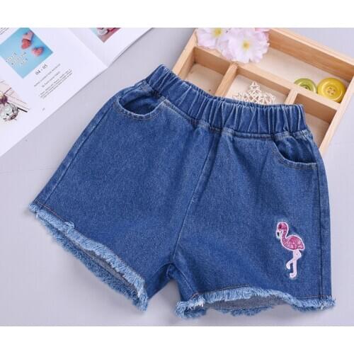 Left Atrium Denim Shorts For Girls