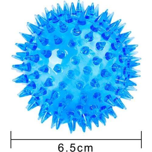 Flashing Dog Ball For Games Kids Ball Led Pets Toys Jumping Joggle Crazy Football Childrens Funny Colored Dog Toy Color Random