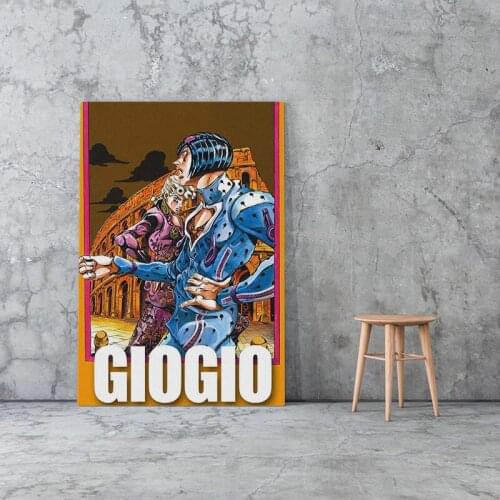 Modular Hd Prints Giorno Giovanna Pictures Home Decoration Jojo S Bizarre Painting Canvas Anime Poster Wall Art For Living Room