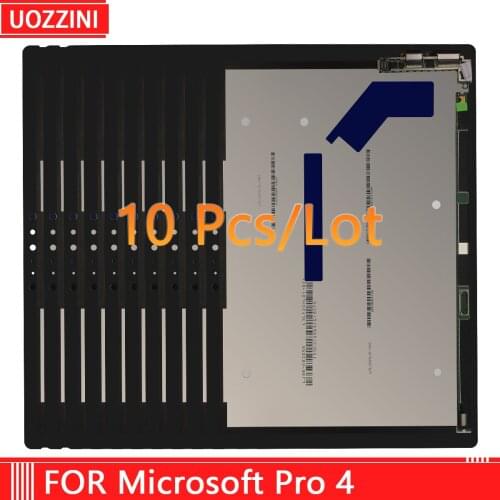 10Pcs Original LCD For Microsoft Surface Pro 4 1724 LCD Display Touch Screen Digitizer Assembly Replacement For Surface Pro4 LCD
