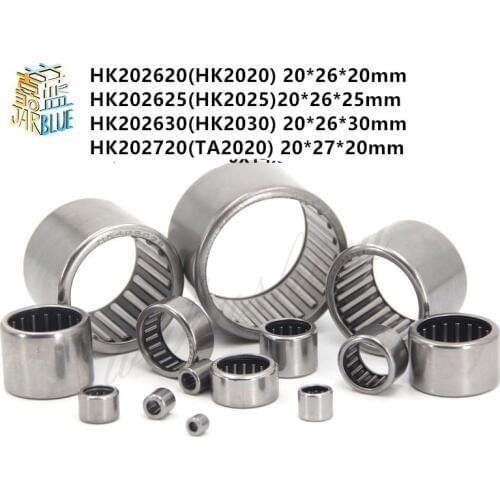 2-5PCS bearing HK202620 HK2020 HK202625 HK2025 HK202630(HK2030 HK202720 TA2020 Needle Roller Bearing 20*26/27*20/25/30mm