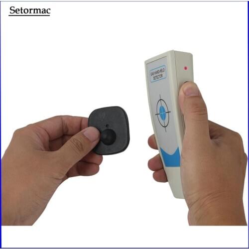 EAS Handheld Detector Security Tag Tester For RF8.2Mhz Checkpoint Compatible EAS System Retail Anti Theft Systems Sound Light
