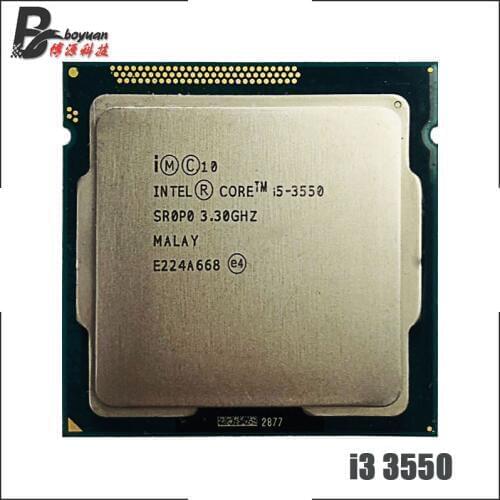 Intel Core i5-3550 i5 3550 3.3 GHz Quad-Core CPU Processor 6M 77W LGA 1155