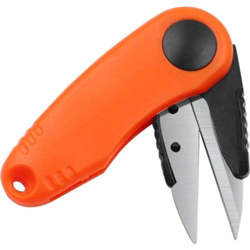 Fishing Scissors Folding Stainless Steel Handle Pliers Line Cutter Sharp Garnelen-typ Cut Clipper Tackle Tools Accessories