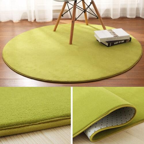 Cute Girl Round Floor Mat Bedroom Bedside Computer Chair Hanging Basket Rocking Chair Bedside Living Room Sofa Carpet