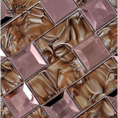 USA Market New Bathroom kitchen wall glass mirror mosaic tile