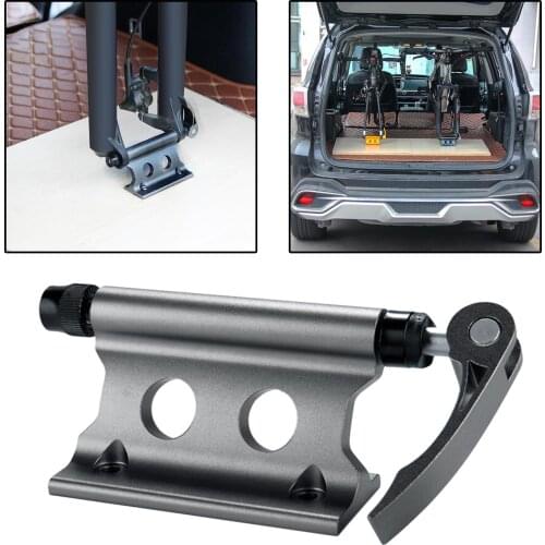 Stable Bike Car Roof Rack Bracket Bicycle Quick-Release Fork Installation Carrier Block Carry Lock for Car Track Transport