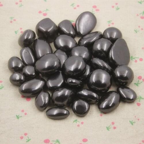 Shungite Tumble Stone Origin Russia Home/Office Decoration Radiation Protection Positive Energy Good Luck