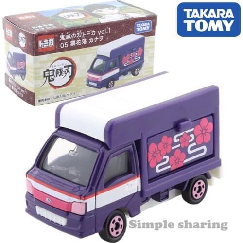 Takara Tomy Kimetsu no Yaiba Tomica vol.1 05 Subaru SAMBAR Cars Hot Pop Kids Toys Motor Vehicle Diecast Metal Model