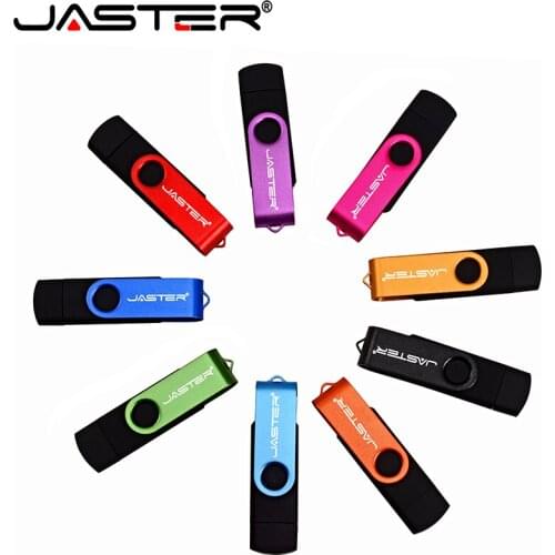 JASTER OTG 2.0 USB Flash Drives 64 GB black Pen Drive 32GB Commercial affairs USB Stick 16GB 8GB 4GB Personalise Memory Stick