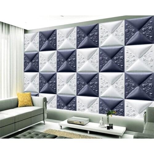 Wellyu Custom wallpaper papel de parede 3D stereo photo murals exquisite leather carving soft bag mural background wall paper