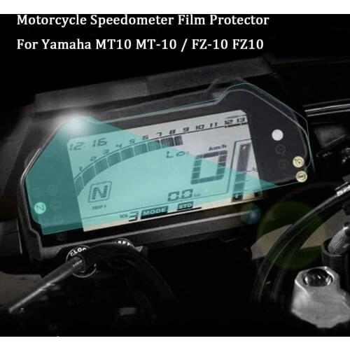 For MT10 MT-10 / FZ-10 FZ10 Motorcycle Accessories Speedometer Scratch Cluster Screen Protection Film Protector