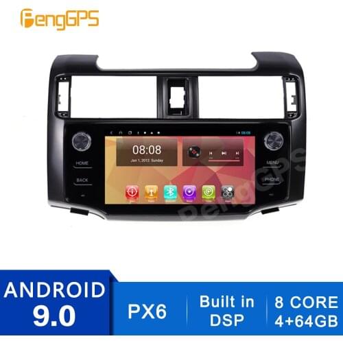 4G+64G 2 Din Stereo Android 9.0 for Toyota 4 Runner 2009+ GPS Navigation Car CD DVD Player Radio Multimedia 4K 1080P Headunit