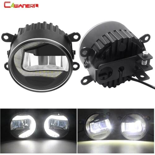 2in1 Fog Light Assembly Car LED Fog Lamp + Daytime Running Light 12V For Honda Accord CR-V Pilot City Crosstour Fit Insight CR-Z