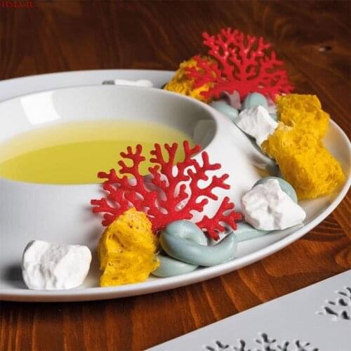 3D Leaves Coral Cake Decorating Fondant Mold Candy Mold Cupcake Topper