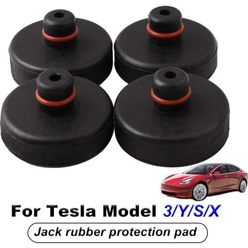 Car Jack Rubber Pad Fast Chassis Adapter Jack Tray Support Block Protector Tool For Tesla Model 3 / Y/ S / X Accessories
