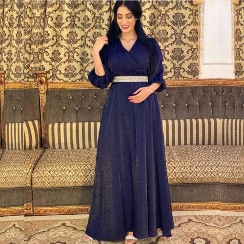 Velvet African Dresses For Women Dashiki African Clothes Bazin Broder Riche Sexy Slim 3/4 Sleeve Robe Evening Long Maxi Dress