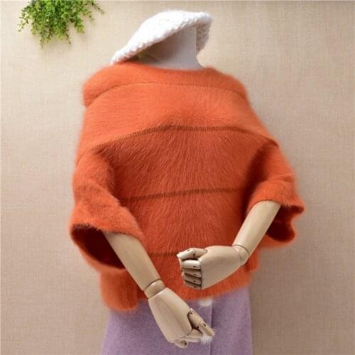 Noble ladies mink knitted sweater pullover Korean version fur loose seven sleeve spring and autumn women sweaters