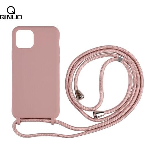 Necklace Lanyard Phone Case For Samsung Galaxy Note 20 10 S21 Plus S20 Ultra S10 S9 Plus A52 A72 A51 A71 Strap Cord Chain Cover