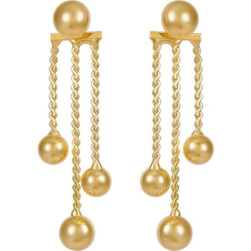 Boucle Oreille Femme Demon Slayer Long Hanging Dangle Earrings for Women Girl Trendy Round Metal Jewelry Accessories Gift