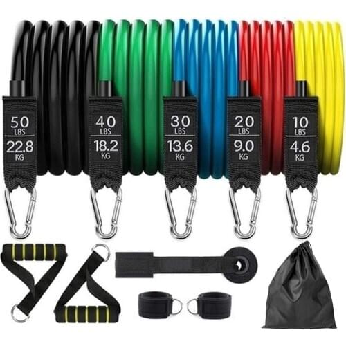 Resistance Bands Fitness Rubber Latex Resistance Bands Training Exercise Pull Rope Expander Home Elastic Fitness Equipments