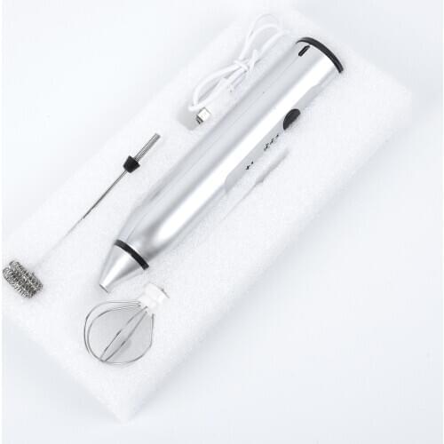 Coffee Foam Maker Electric Handheld Mixer With Spring Whisks Egg Beater Tools