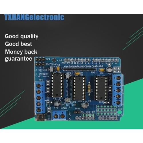 L293D Stepper Motor Driver Board Control Shield Module Motor Drive Expansion Board For Arduino Mega2560 4-Channel uno