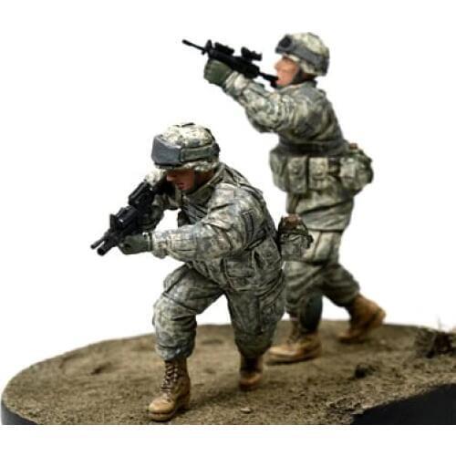 1/35 scale miniatures modern US assault Resin Model Kit figure Free Shipping