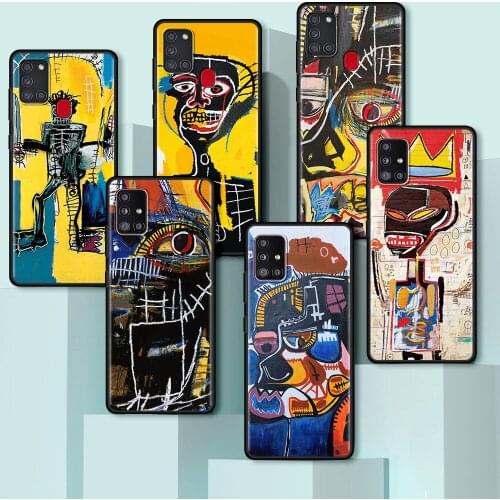 Soft Case For Samsung Galaxy A50 A70 A10 A20e M31 M51 A30 A40 A20 A51 A52 A72 Silicone Phone Cover Funda Jean Michel Basquiat