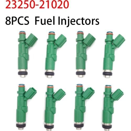 New Set Of 8 23250-21020 Fuel Injectors For Toyota Prius Echo Scion XA XB 1.5L Auto Part 2325021020 23209-21020 23209 21020