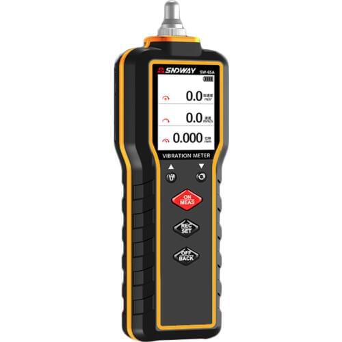 Handheld Vibrometer Portable Dual Probe Pen Motor Vibration Detector Shock Pen SW-65A