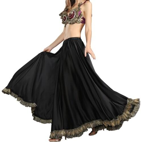 New Oriental Belly Dance Chiffon Bohemia Tribal Gypsy Waves Dress Skirt Flamenco Skirts Full Circle Skirts Carnival