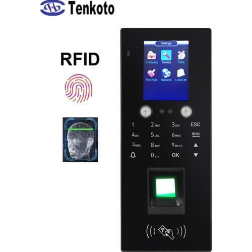 TCP/IP Biometric RFID Fingerprint Time Attendance System NFC Recorder Employee Face Recognition Recording Machine