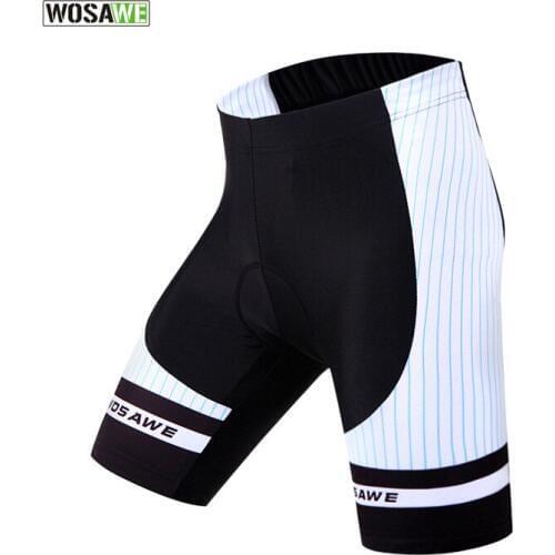 WOSAWE Men`s Cycling Shorts Riding Bicycle Ropa Ciclismo Bike 3D Padded Coolmax Gel Shorts Fitness Outdoor Wear Bike Bicycle
