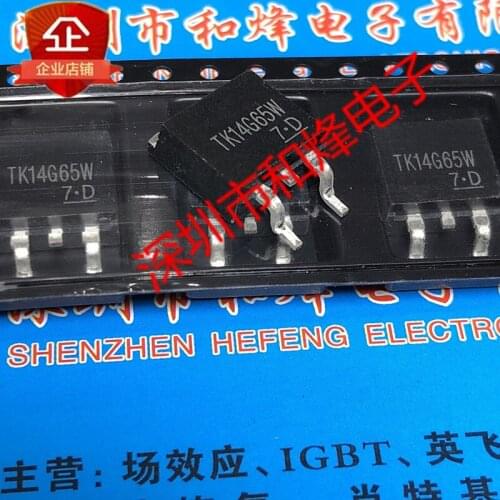 10PCS TK14G65W TO-263