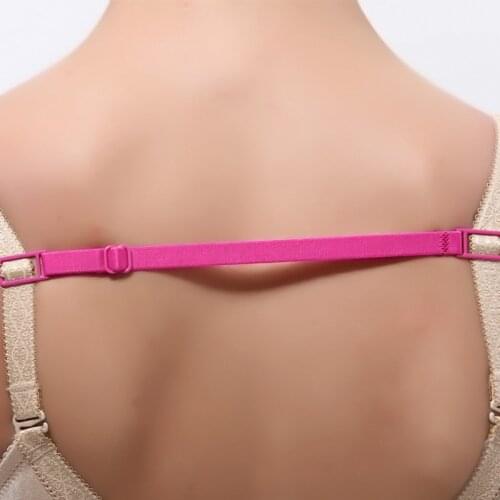 100pcs/lot Elastic Bra Shoulder Strap Clip Non-slip Buckle Underwear Sportswear Women Clothing Accessories