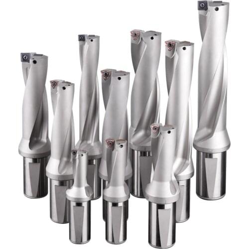 2D 3D 4D 5D 14mm-50mm fast U drill is suitable for WCMX WCMT series blade mechanical lathe deep hole drill indexable drill bit