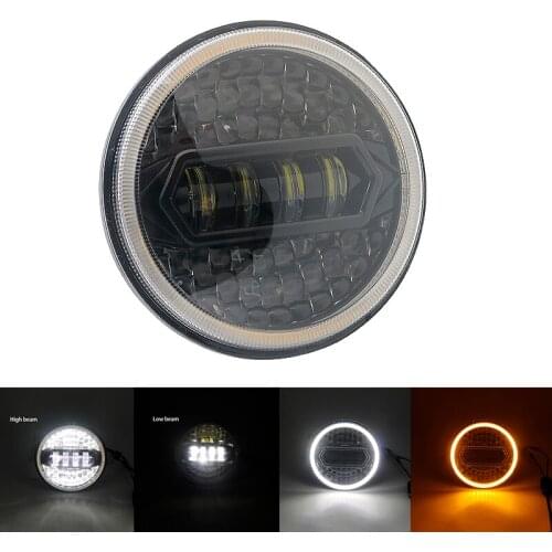 7 Inch 36W 40W 50W 60W DOT E9 Motorcycle Headlamp with , For BMW Softail Cafe Racer Motorcycle Accessor