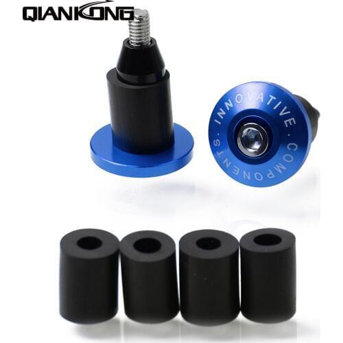 22mm 7/8" Motorcycle Aluminum Handlebar Grips Bar Ends Sliders For suzuki GSF 1250 Bandit S GSR 600 GSR 750 GSX 650 F z800 r3