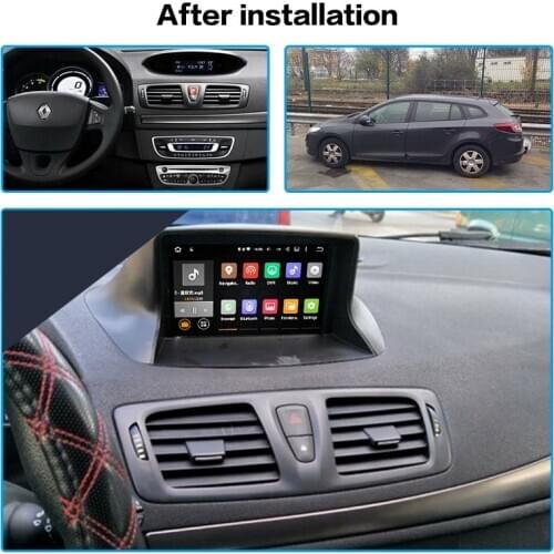 Android 10.0 Car Stereo Multimedia Player GPS Glonass Navigation for Renault Megane 3 Fluence 2009-2015 Video Radio BT head unit