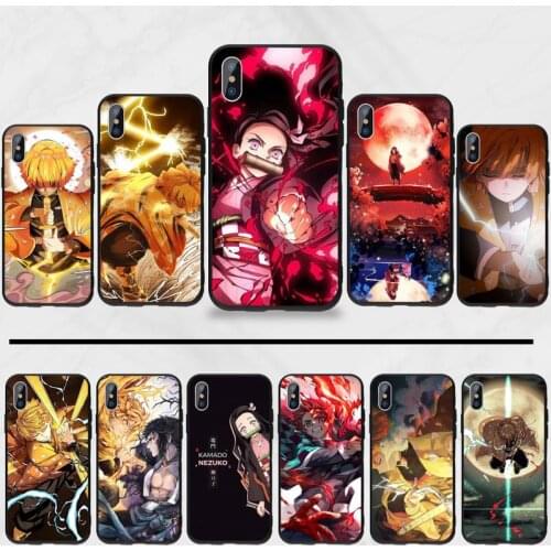 Demon slayer The Blade of Ghost Destruction Phone Case cover Shell For iphone 5 5S SE 5C 6 6S 7 8 plus X XS XR 11 PRO MAX
