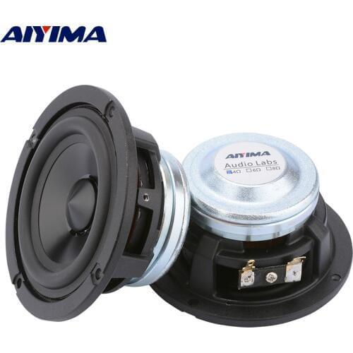 AIYIMA 2Pcs 3 Inch Audio Speakers 4 8 Ohm 15W Full Range Speaker Home Theater Aluminum Film Car Loudspeaker DIY