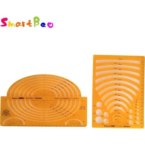 Elliptical Drawing Template and Arc Stencil