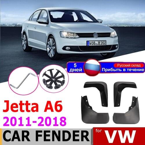 Car Fender For Volkswagen VW Jetta A6 5C6 Mk6 6 2018~2011 Mud Guard Splash Flap Mudguards Accessories 2017 2016 2015 2014 2013