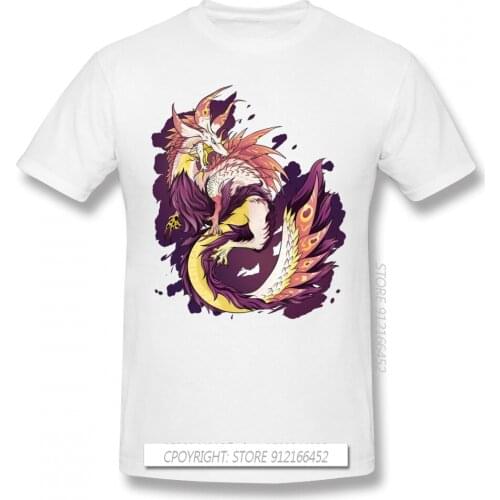 Tamamitsune T-Shirts Men Birthday Gifts Tee Crew Neck 100% Cotton Monster Hunter Felyne Palico Game Clothes Humor TShirt