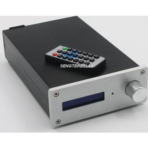 Finished CS3310 Hifi remote volume control home stereo preamplifier 4 ways input with display