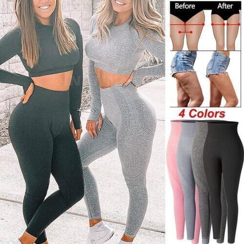 KIWI RATA High Waist Push Up Seamless Sport Legging Women Yoga Pants Super Stretchy Gym Workout Tights Sport Leggings Running