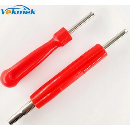 1 Set Tire Valve Service Kit 1pc One Way Valve Core Assembling Tool 1pc Two Way Valve Screwdriver Tyre Repairing Tool for Car