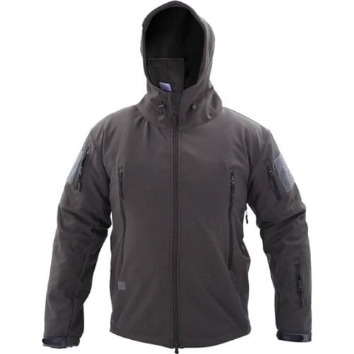 Outdoor Warm Military Jacket Shark Skin Soft Shell Outwear Waterproof Windbreaker Men Camouflage Tactical Coats Hunting Clothes